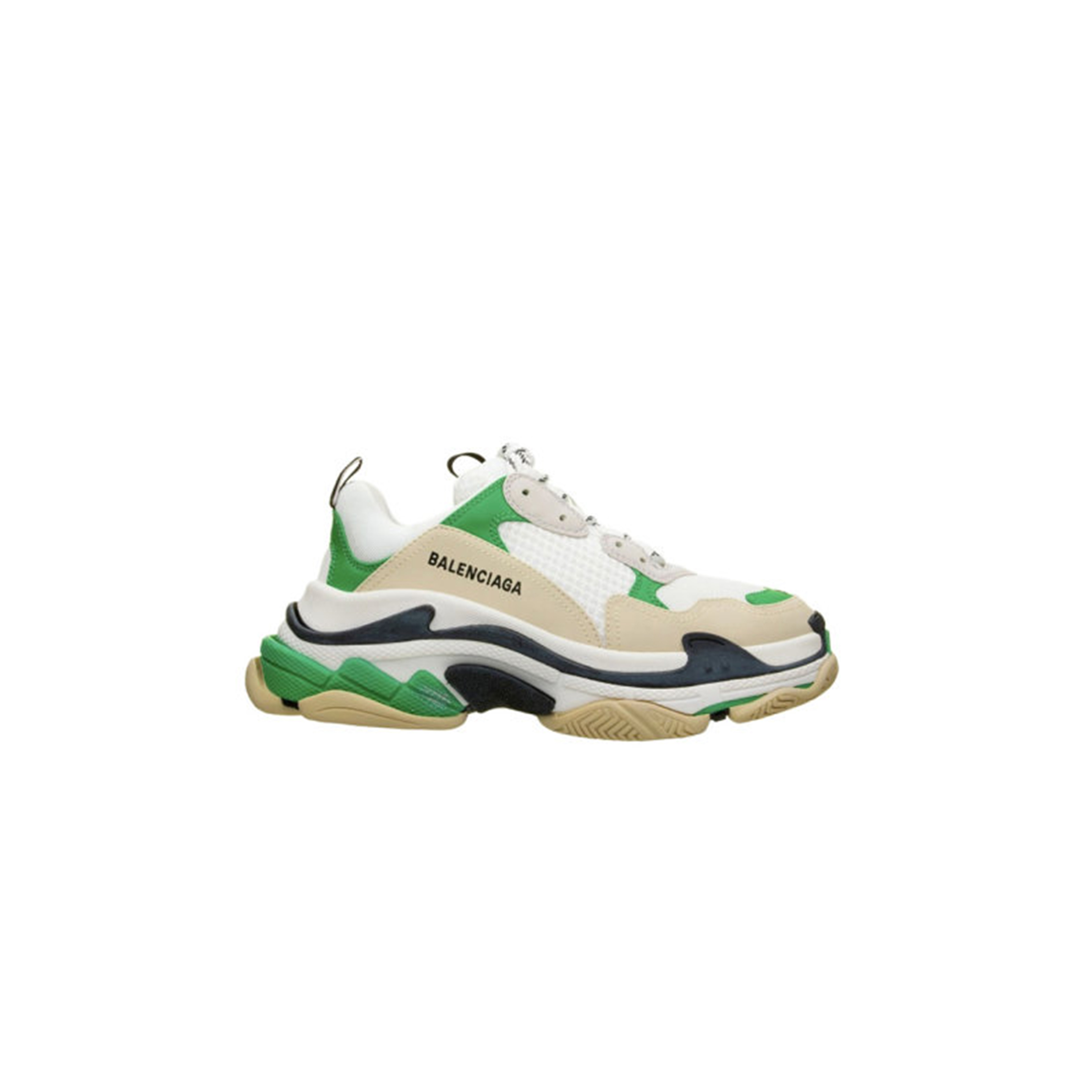 BALENCIAGA TRIPLE S WHITE GREEN REPS 524039W09OM3011